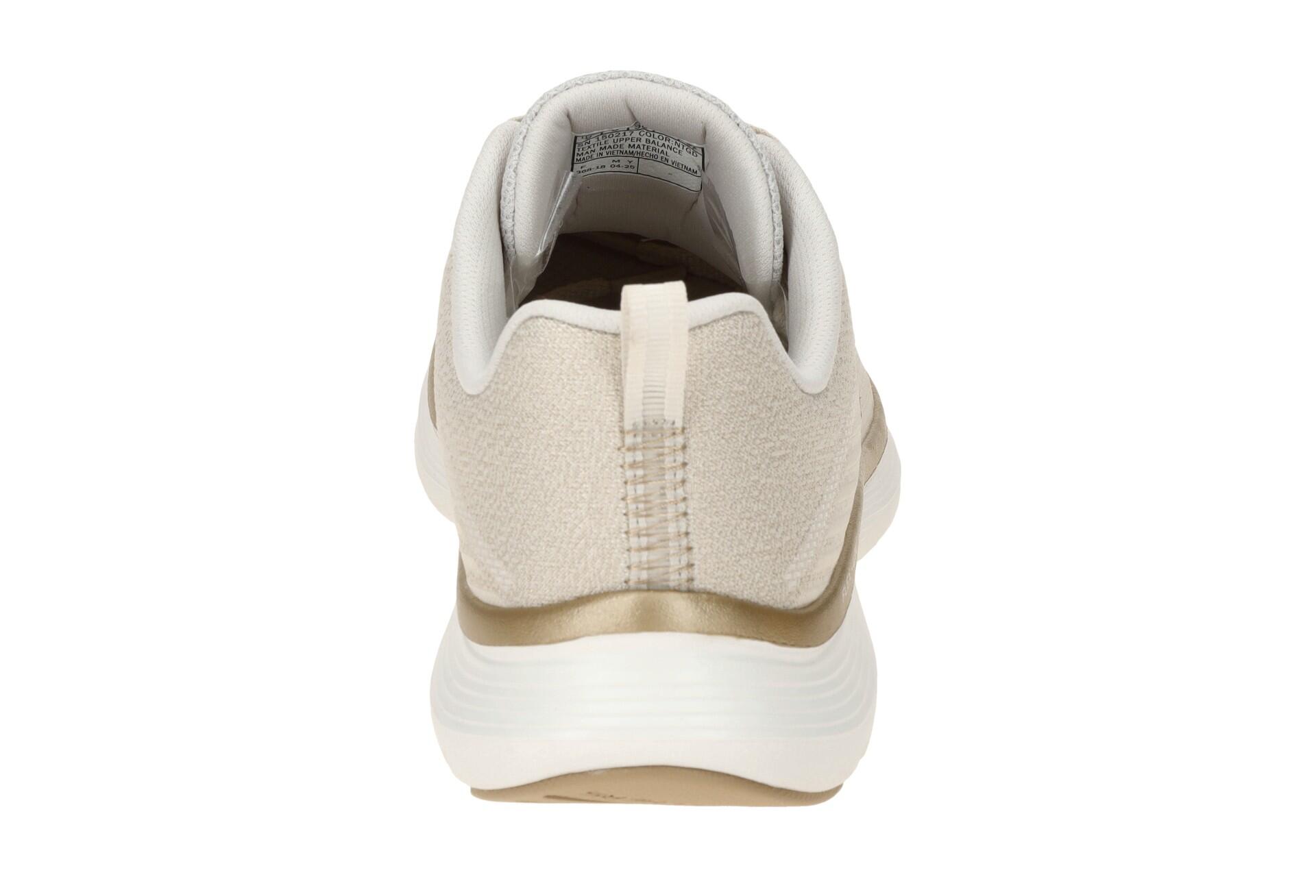 Skechers Flex Appeal Schuhe Sneaker beige gold 150217 5/7