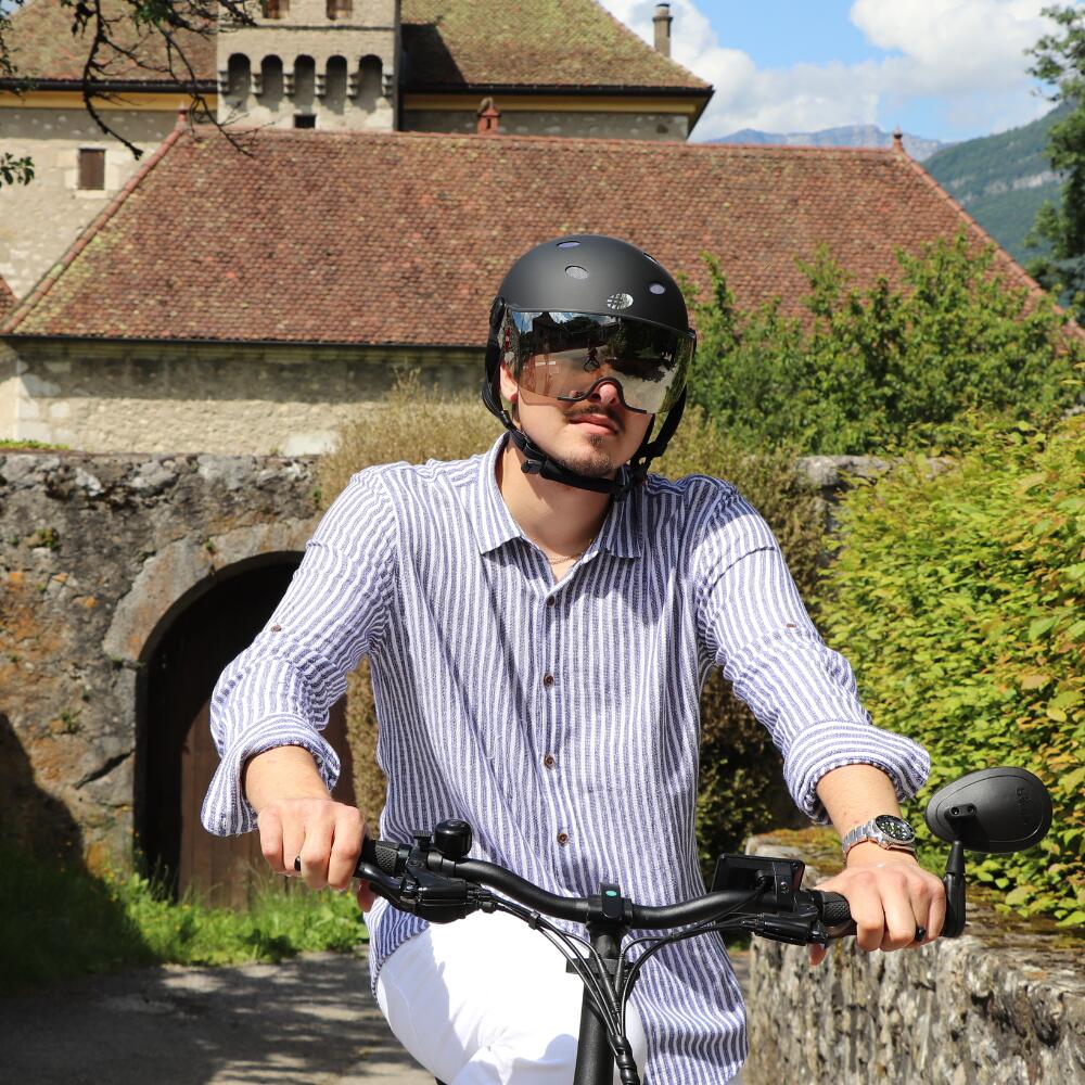 Casco de bicicleta CITY Color BLACK 4/5