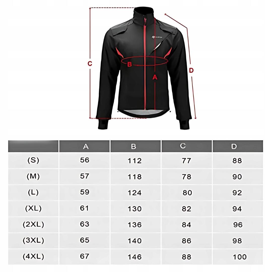 Rockbros giacca sportiva antivento, impermeabile, riflettente 3/7