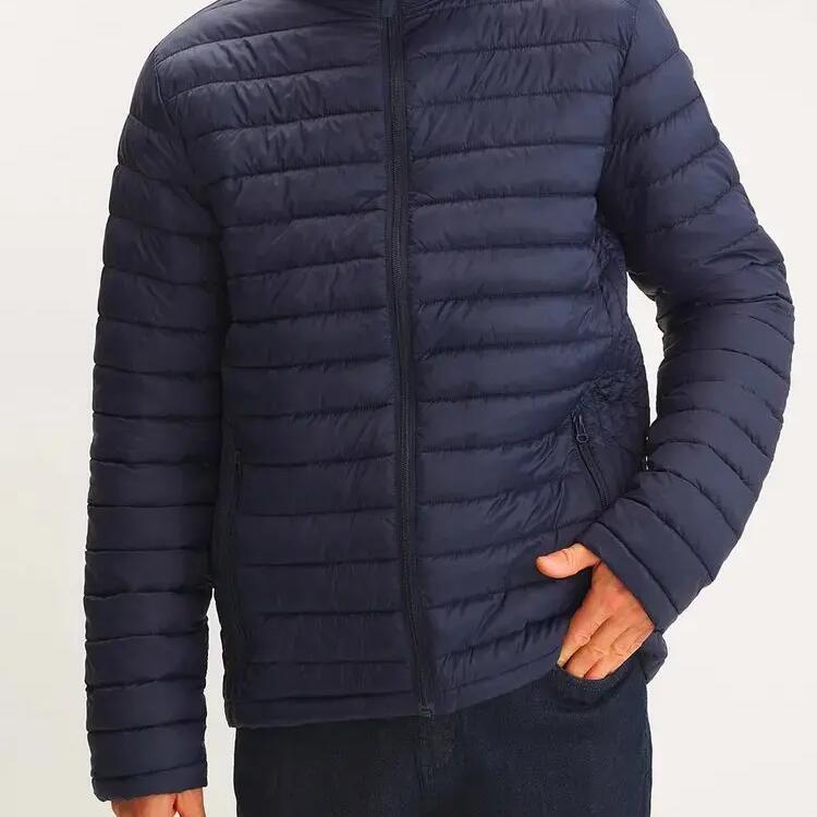 Men's Navy Puffer Jacket TBS FABIAHOD