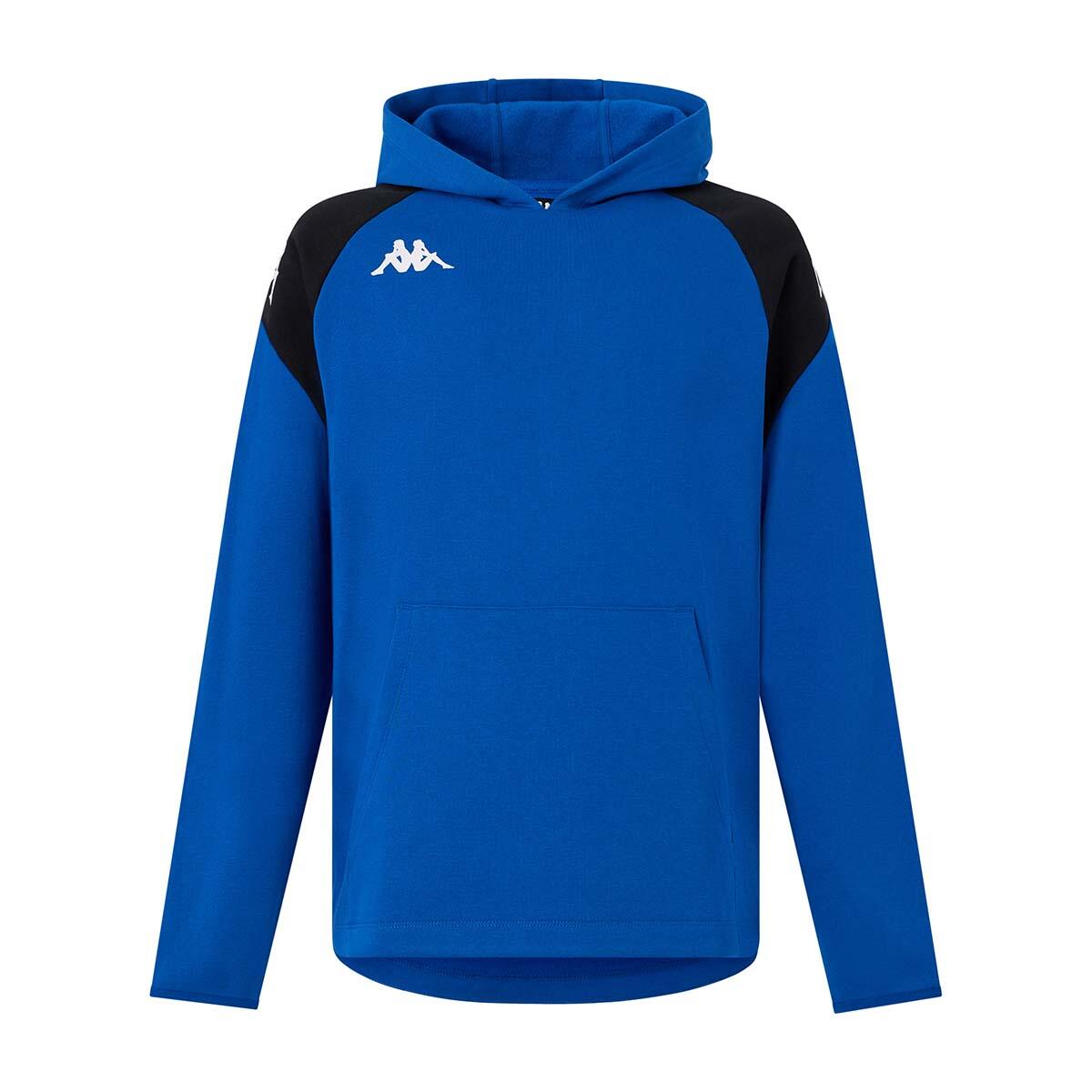 Hoodie manches longues garçon Lianto bleu 1/4