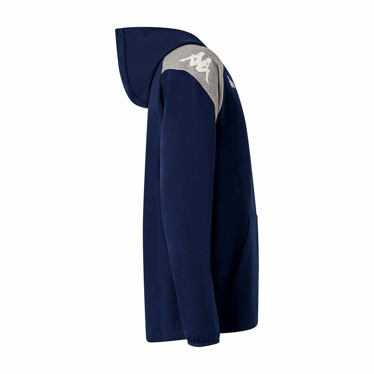 Hoodie manches longues garçon Lianto bleu 2/4