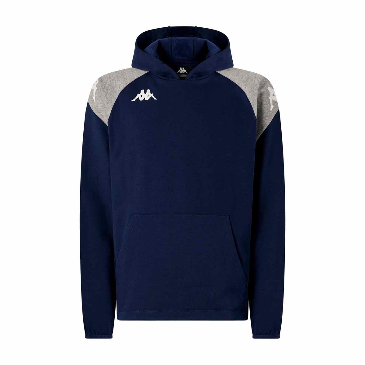 Hoodie manches longues garçon Lianto bleu 1/4