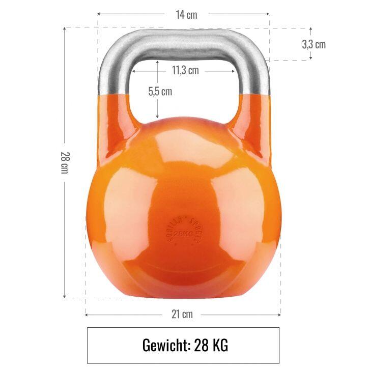 KETTLEBELL DE COMPÉTITION | MUSCULATION | POIDS AU CHOIX DE 8KG À 40KG 3/7