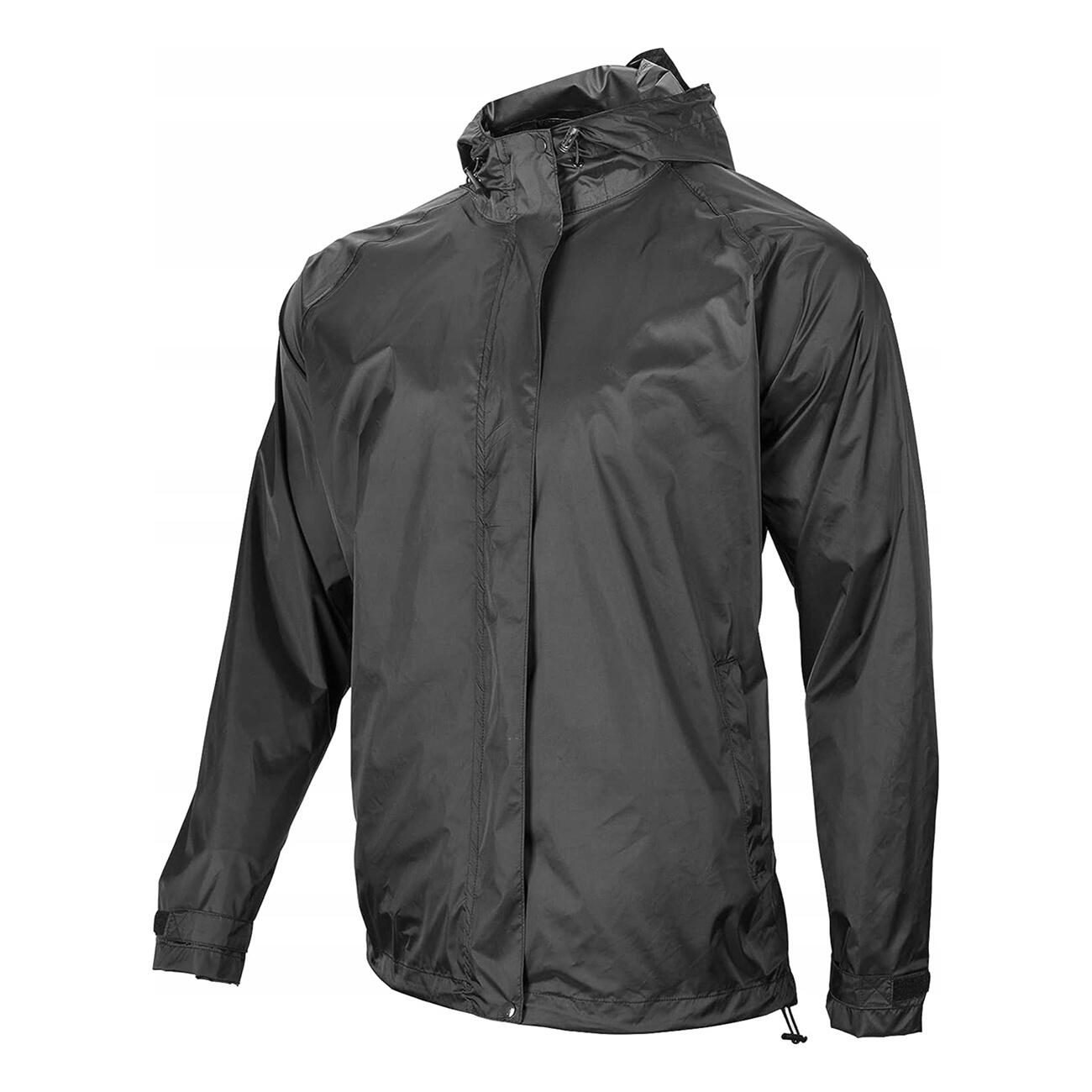 ROCKBROS Rockbros Regenjacke 3XL: Unisex Outdoor-Jacke mit UV-Schutz, Schwarz