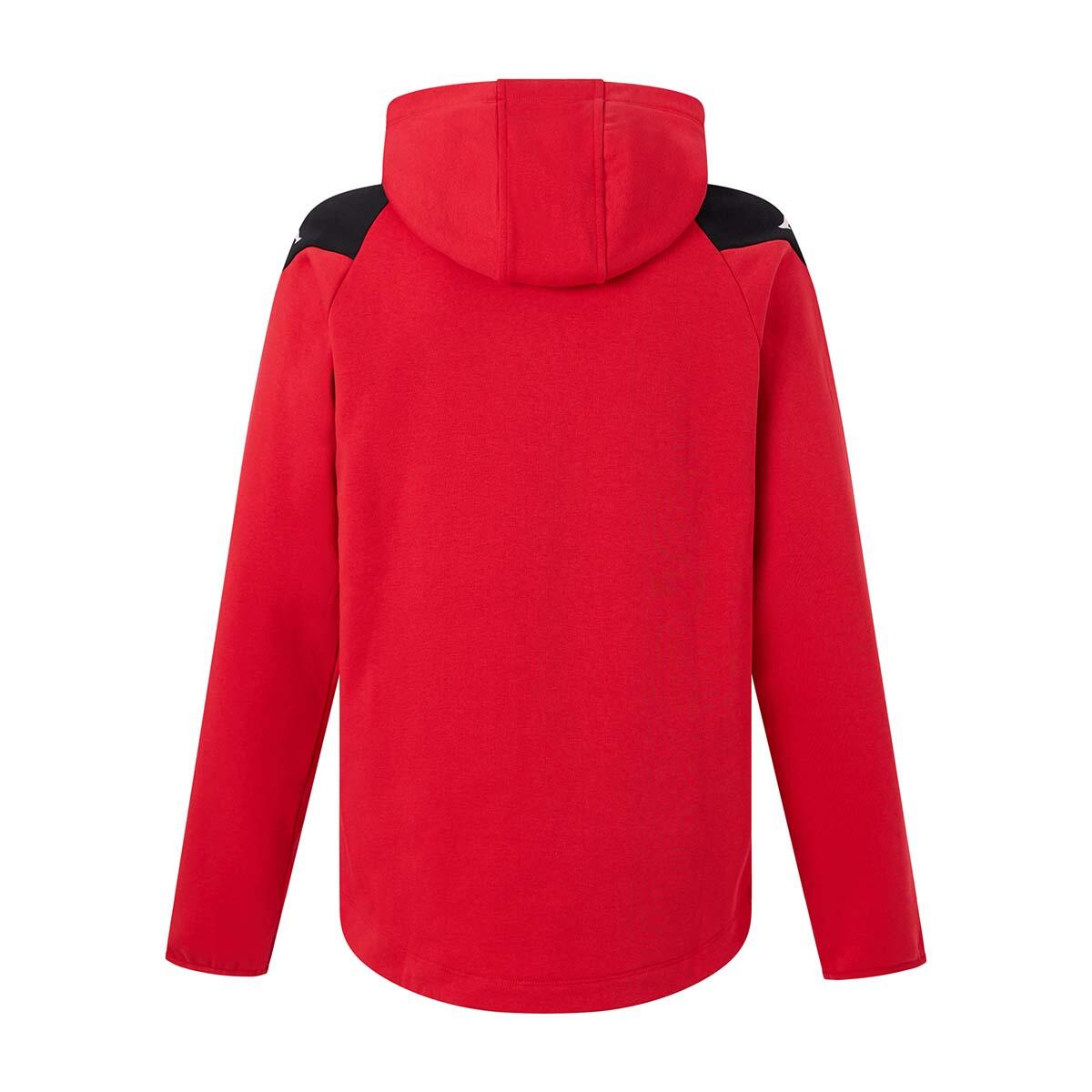 Hoodie manches longues garçon Lianto rouge 4/4