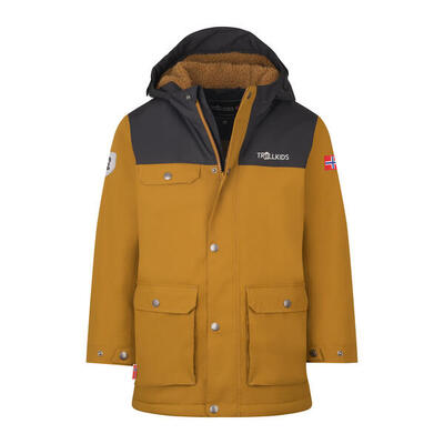 Kinder Regenjacke Gudvangen Madeira blau/Dunkel Marine/Mandel