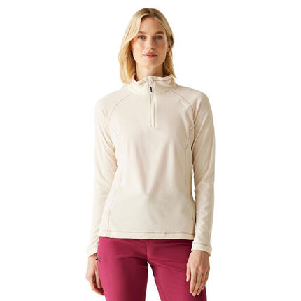 Haut Polaire MONTES Femme (Blanc Cassé / Blanc)