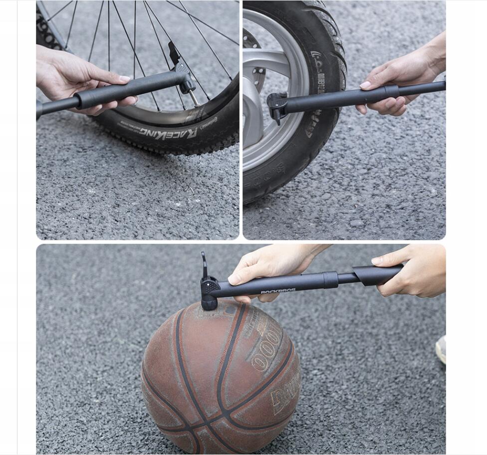 Teleskopická cyklistická pumpa 80 PSI 3/7