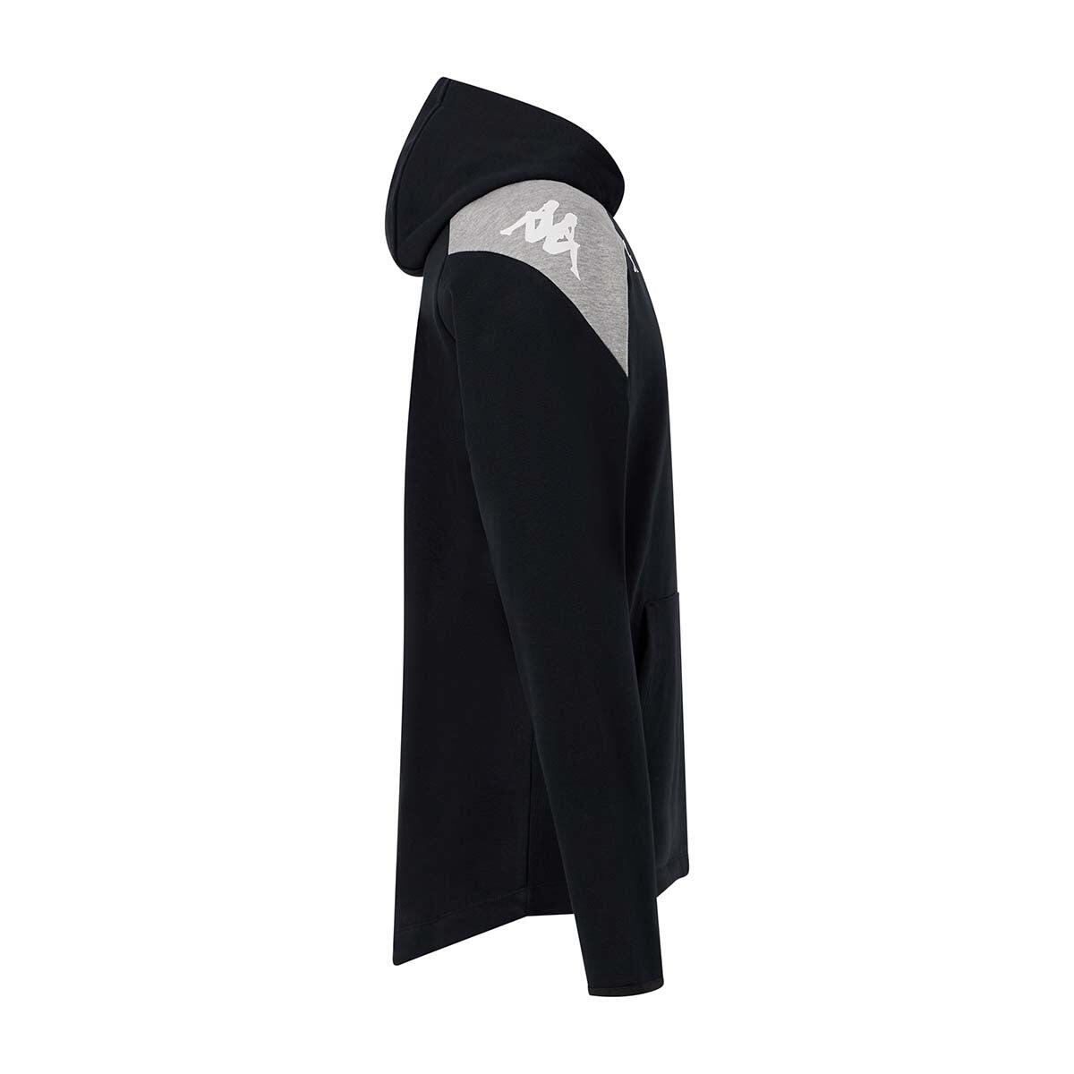 Hoodie manches longues garçon Lianto noir 2/4