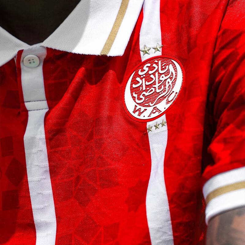Maillot De Football Espérance Tunis Domicile 2023/24 - Kappa Officiel - Rouge - Homme