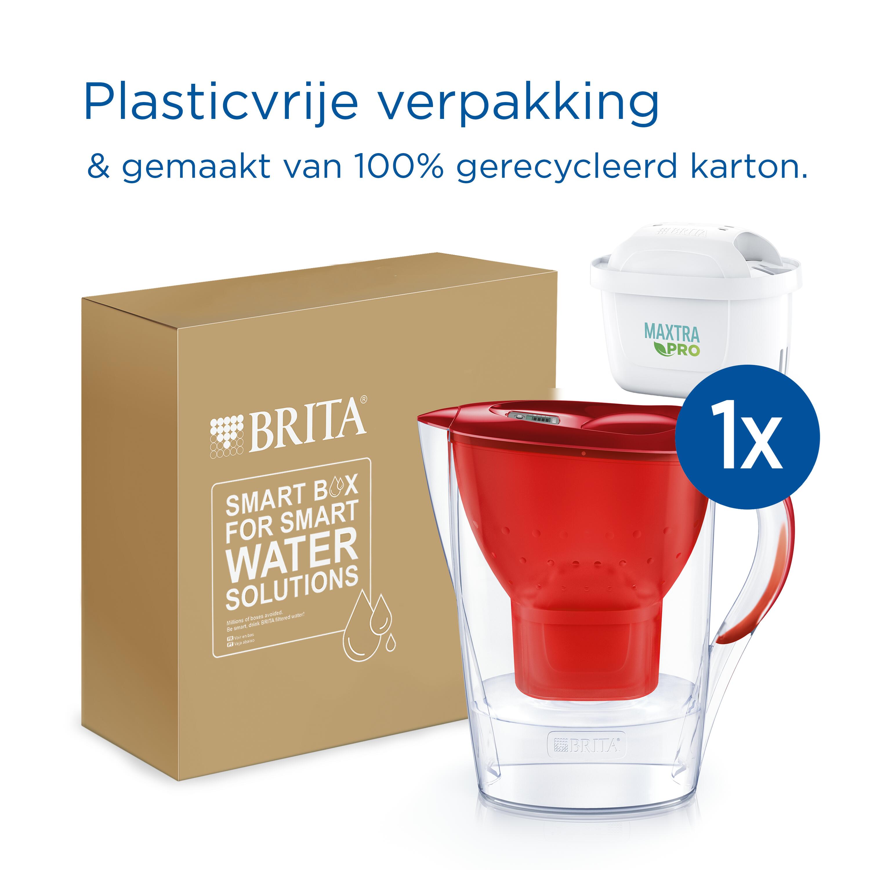 BRITA Carafe filtrante Marella Cool 2.4L rouge 2/7