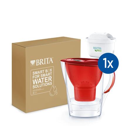 BRITA Carafe filtrante Marella Cool 2.4L rouge