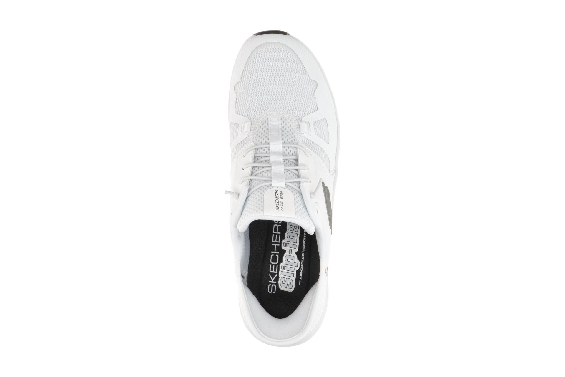 Baskets slip-on femme GLIDE-STEP PRO blanc / argent 6/7