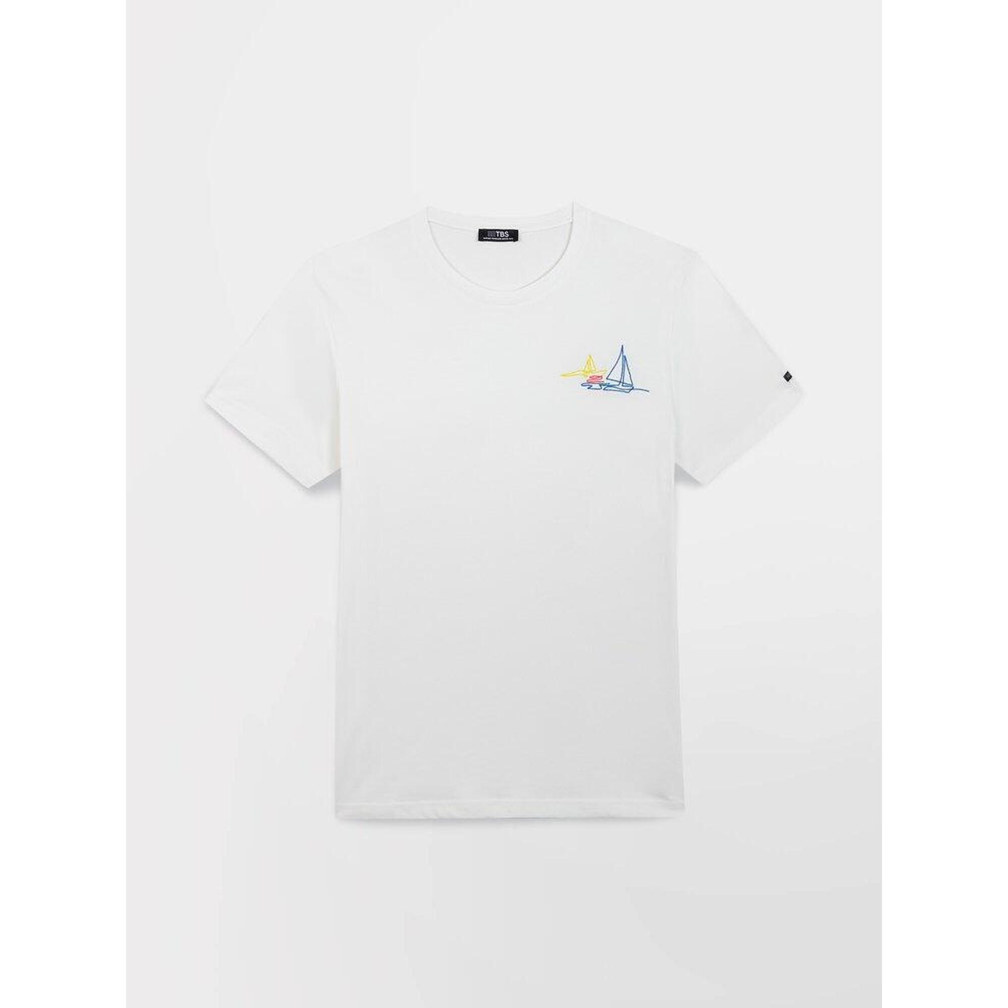 Tbs - T-shirt Homme Sohantee Arctique Manches Courtes - Sous Maillot Manche Courte - Blanc - Decathlon