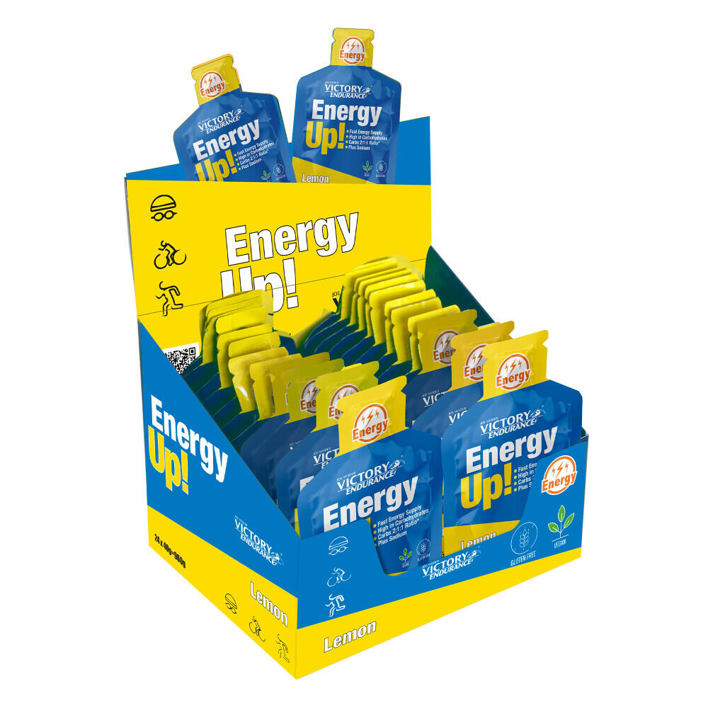 Victory Endurance - Gels Énergétiques - Energy Up! - Citron - Gel Énergétique - Decathlon