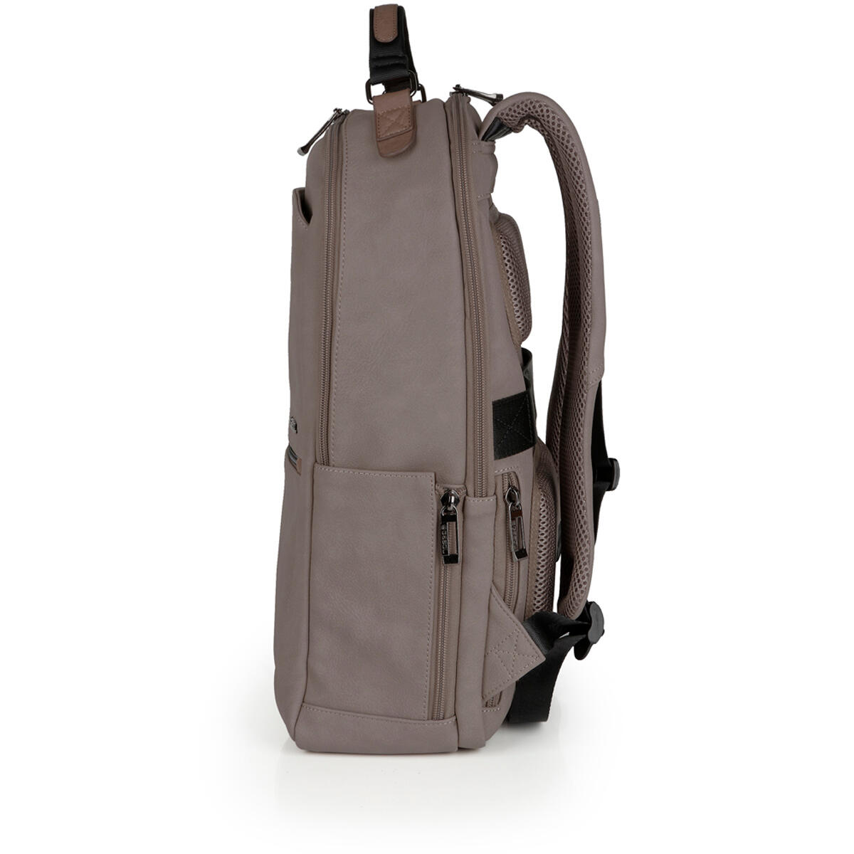 Mochilas para portátil Gabol Link de piel sintética con dos compartimentos 2/6