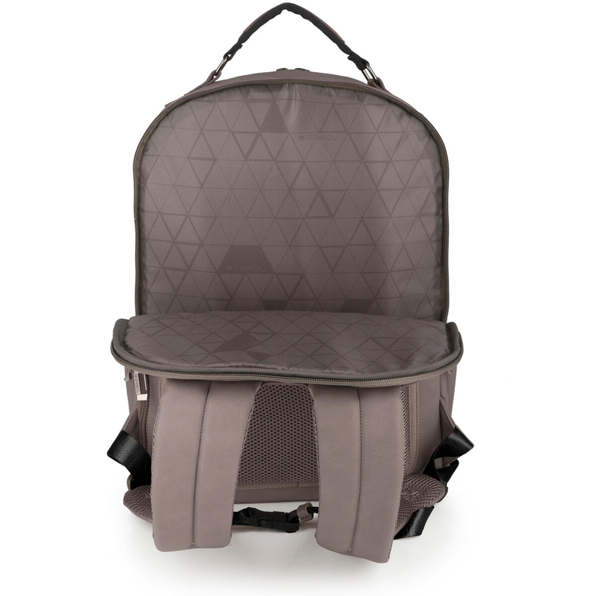 Mochilas para portátil Gabol Link de piel sintética con dos compartimentos 5/6