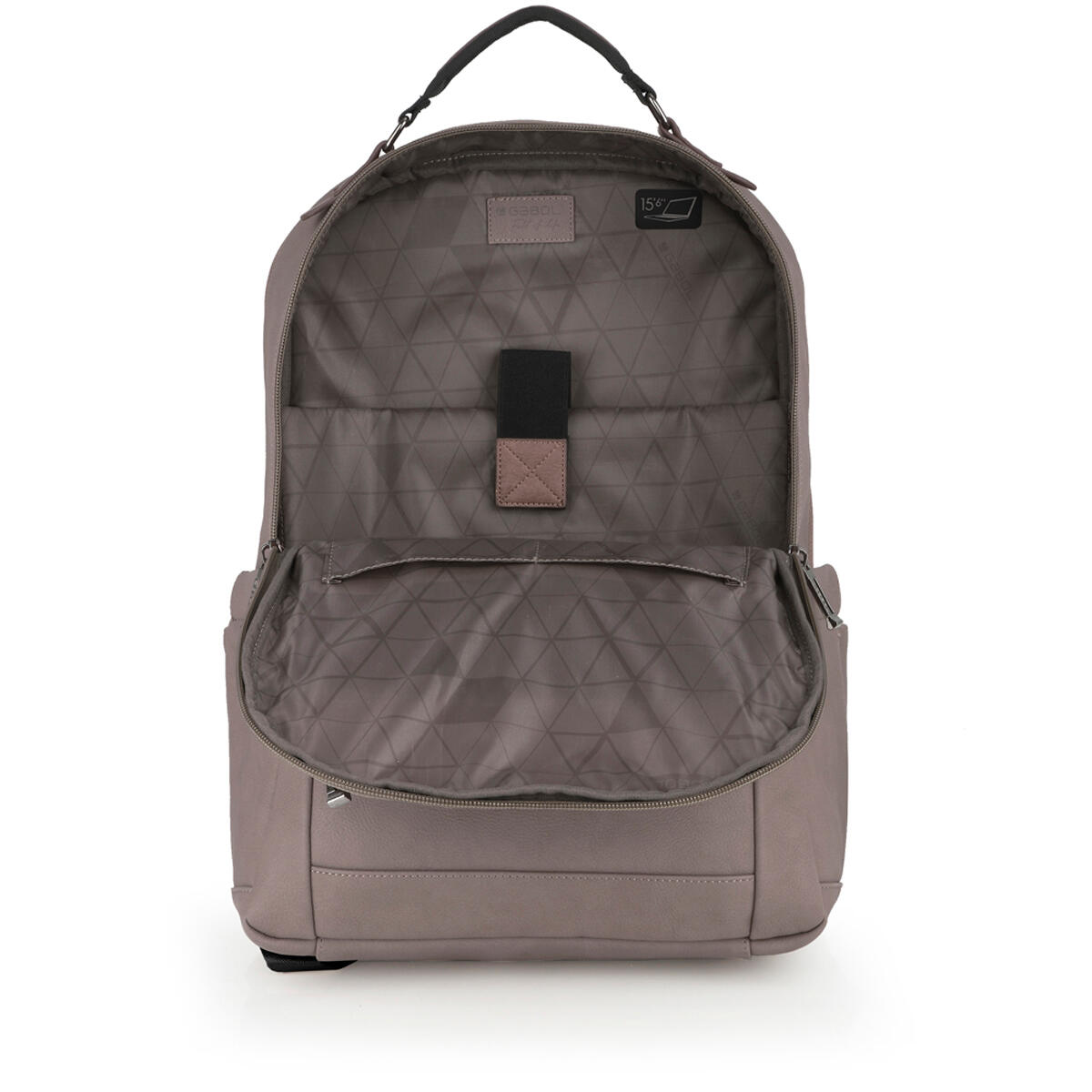 Mochilas para portátil Gabol Link de piel sintética con dos compartimentos 4/6