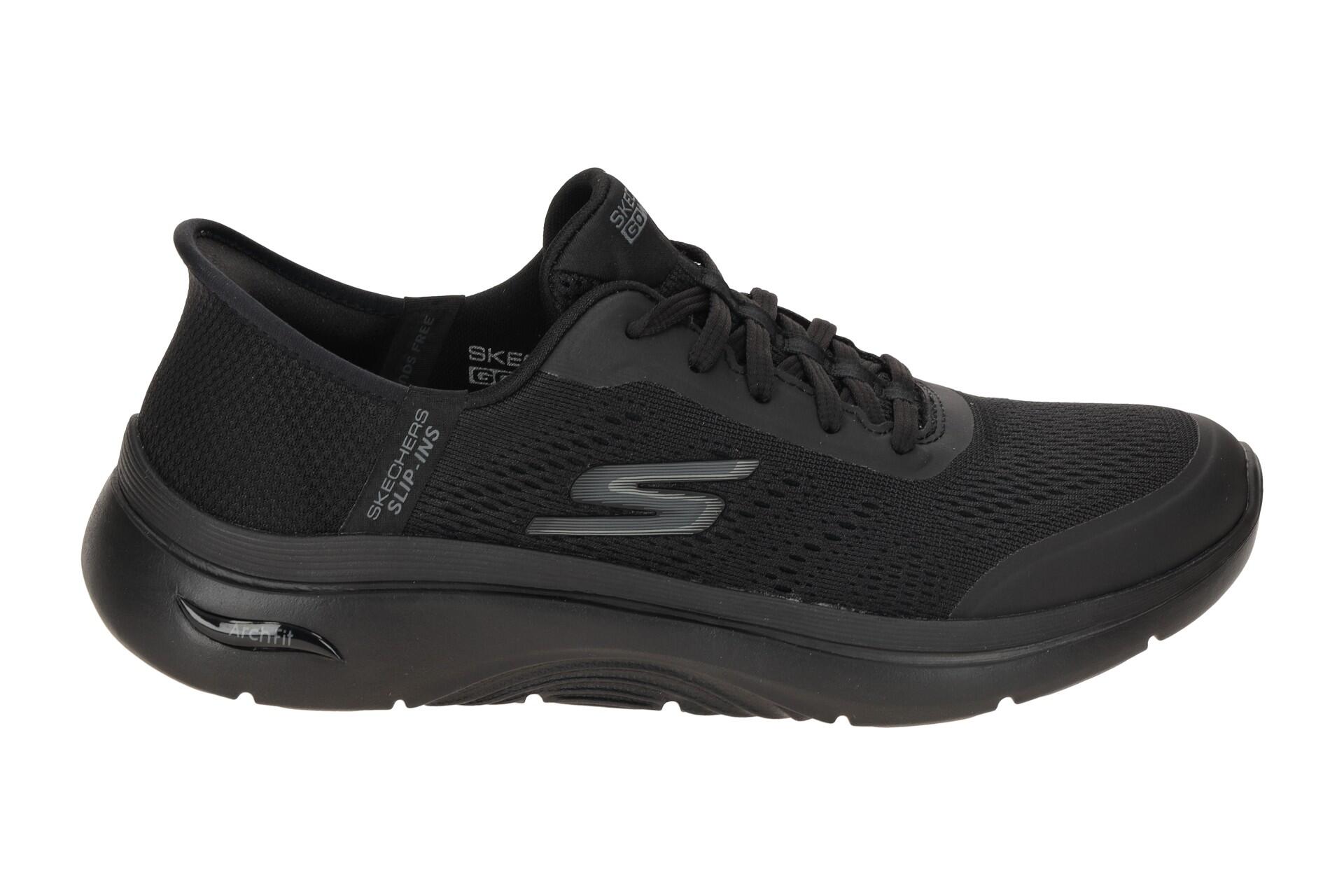 Skechers Go Walk Arch Fit Schuhe schwarz Slip-Ins 125319 2/7