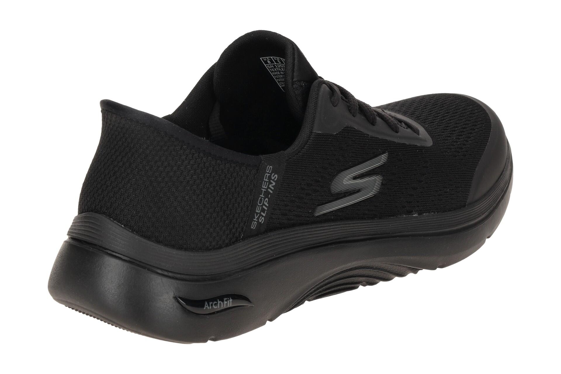 Skechers Go Walk Arch Fit Schuhe schwarz Slip-Ins 125319 4/7