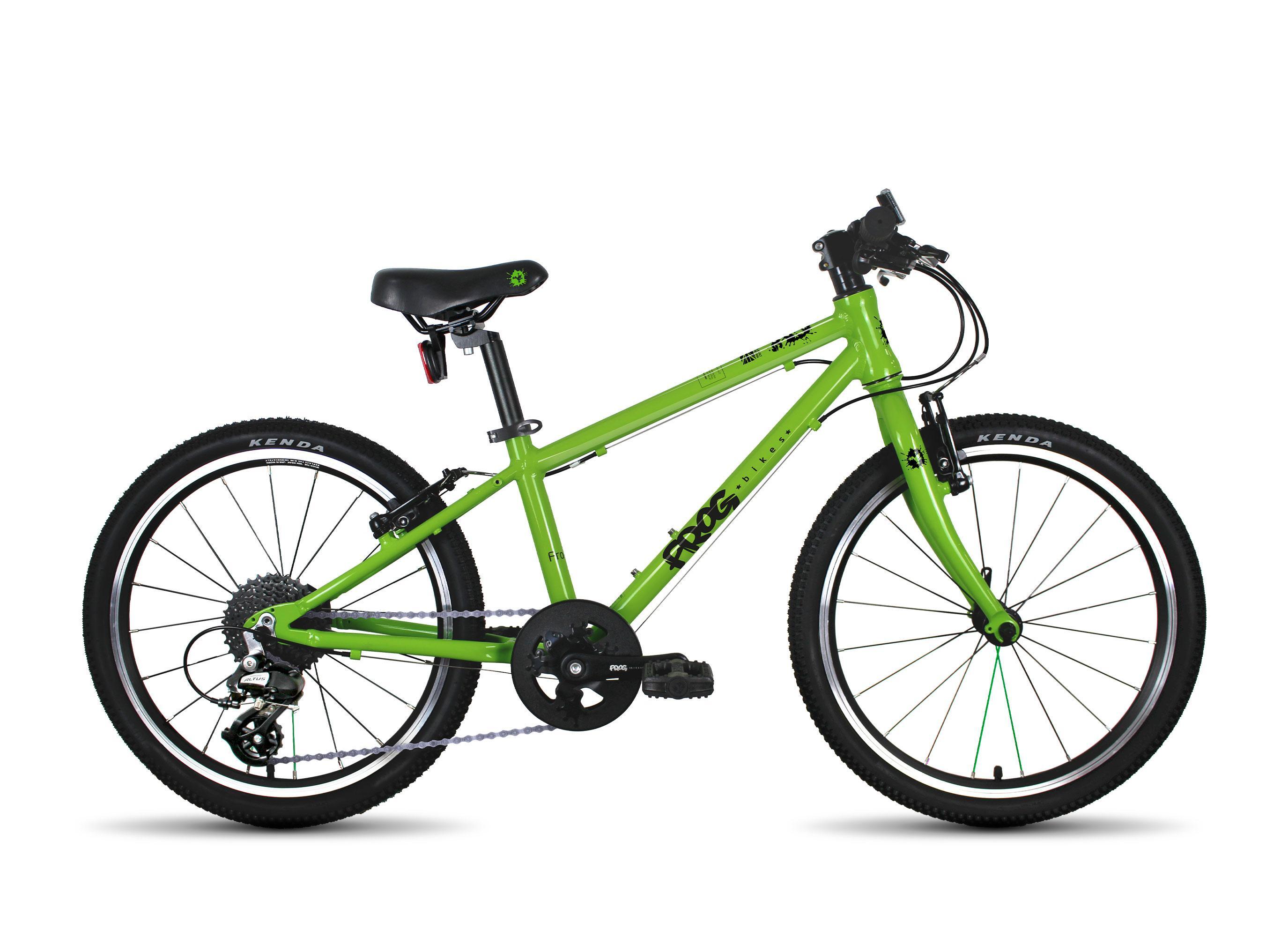 Frog Bikes Green Frog 53 Kids Hybrid Bike 20” Wheel | Age 5-7 | 8-Speed 1/3