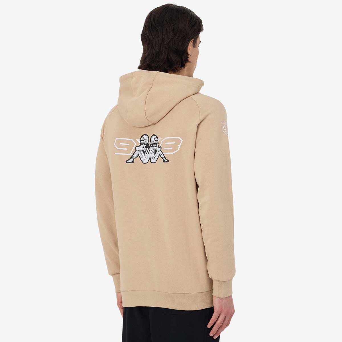 Kappa - Hoodie Tajosgraph Homme Peugeot Sport 2025 - Sweat-shirt - Beige - Decathlon