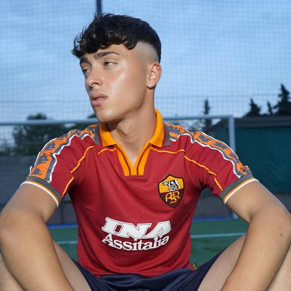 Koszulka piłkarska retro - Dorosły - AS Roma 1998-99 - Czerwona