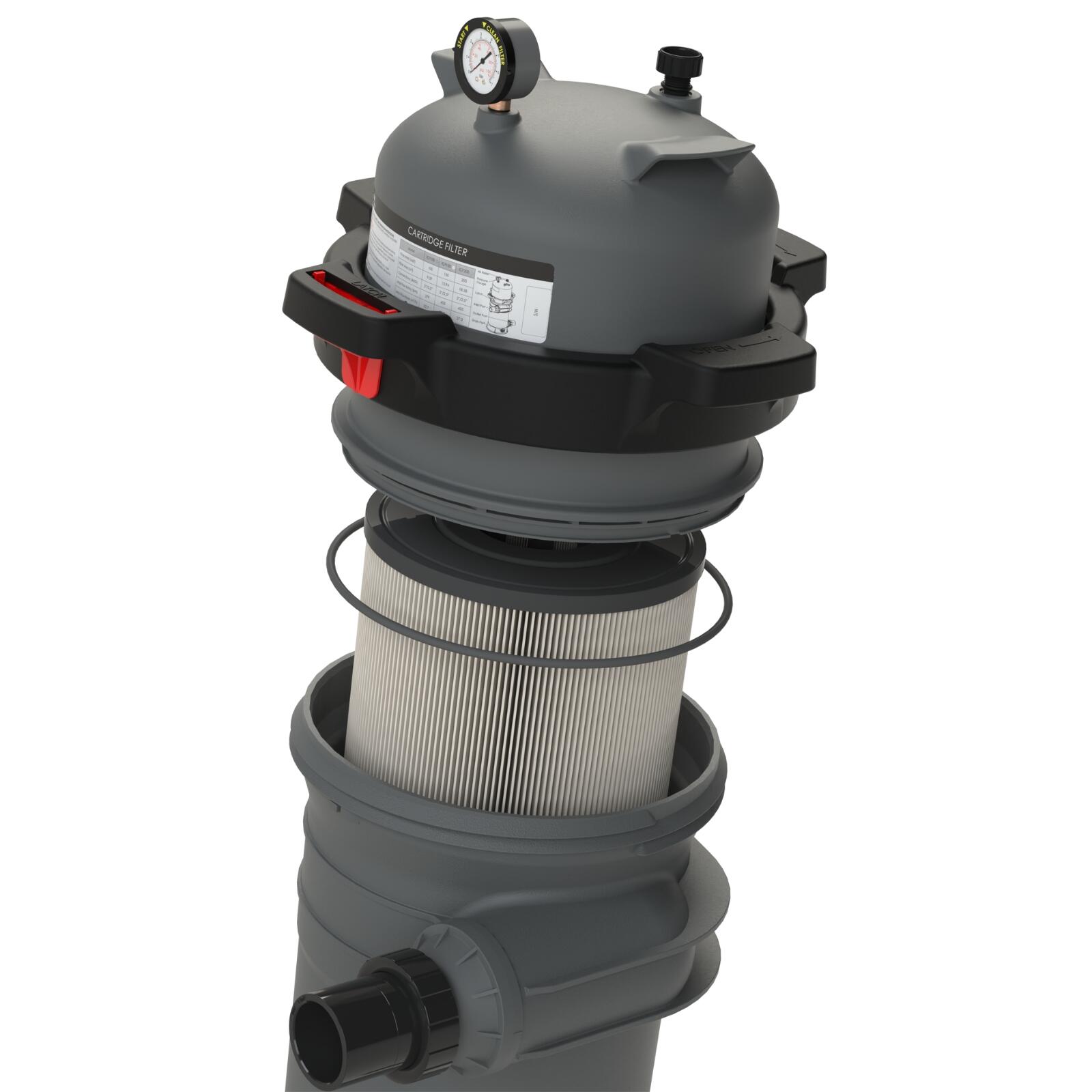 Sistema di filtrazione a cartuccia per piscine fino a 100 m³ - Poolex PF-TCR150 2/6