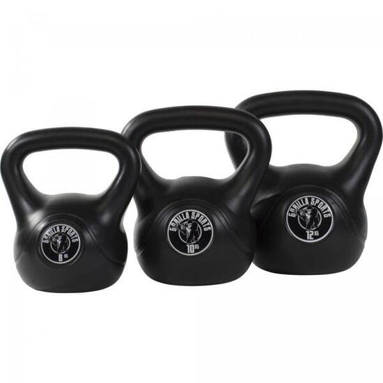 Kettlebell aus Kunststoff 2-20 KG