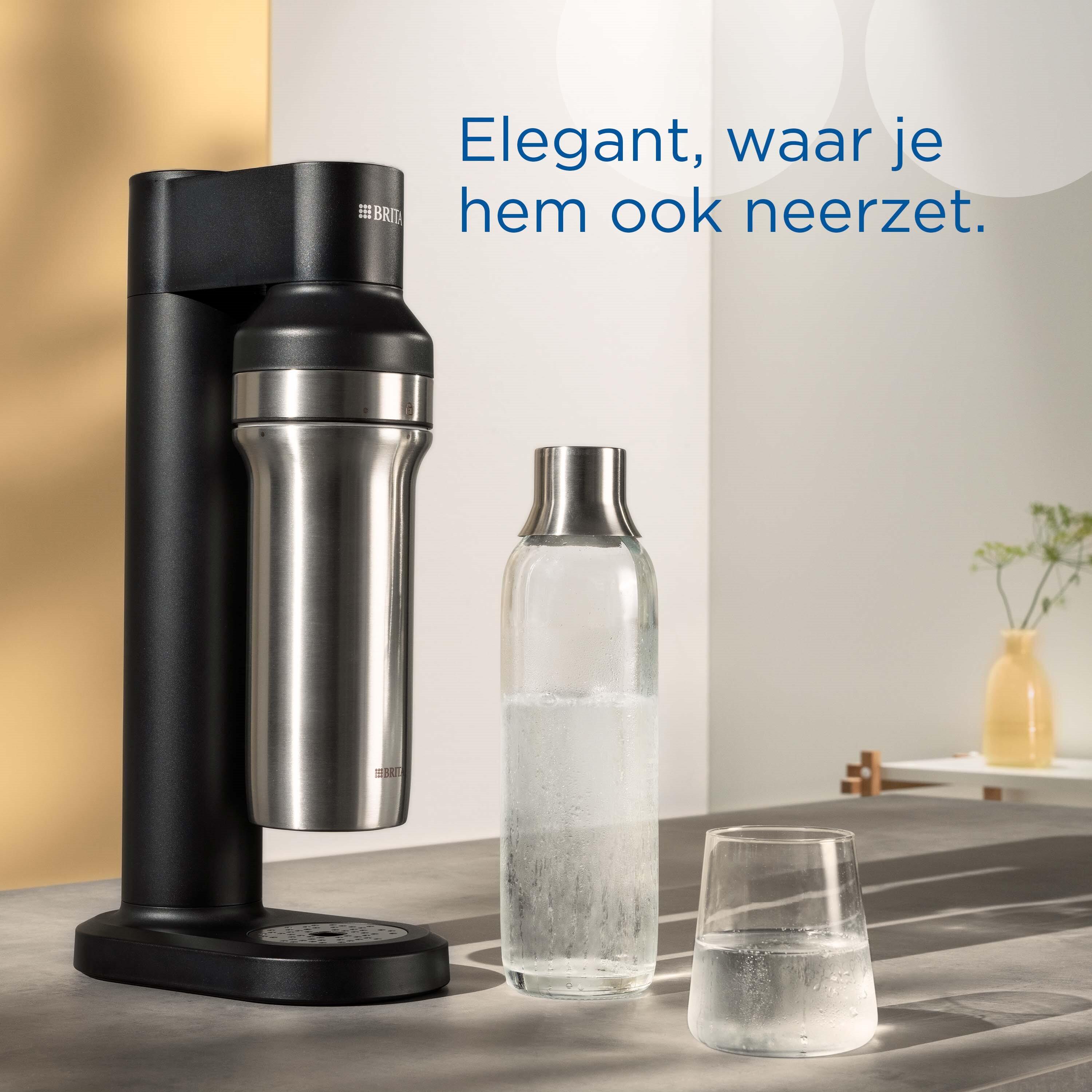 BRITA SodaTRIO Glazen Fles Set van 2 Single Unit 2/6
