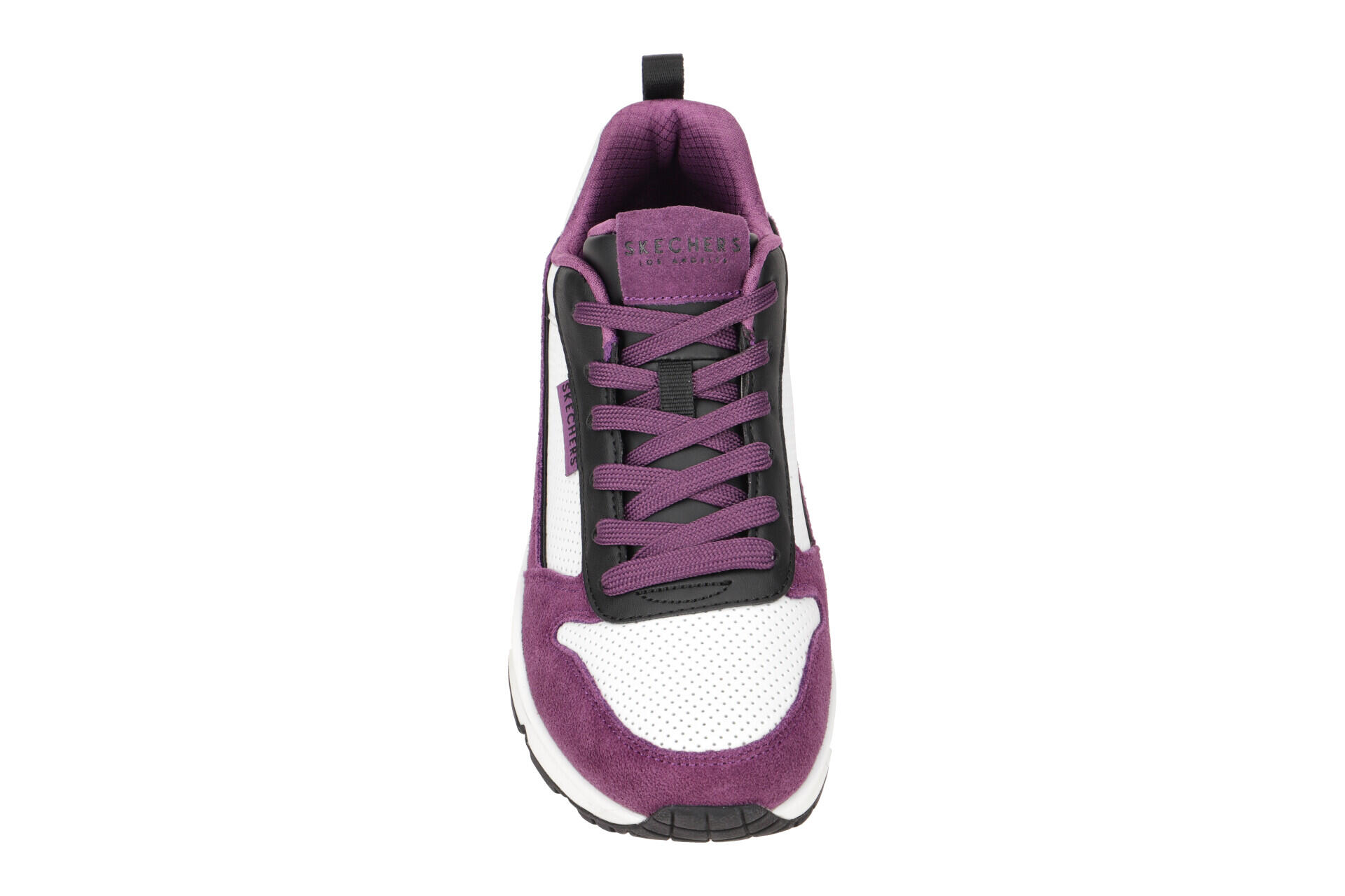 Skechers Uno Schuhe weiß lila Damen Sneakers 177105 7/7