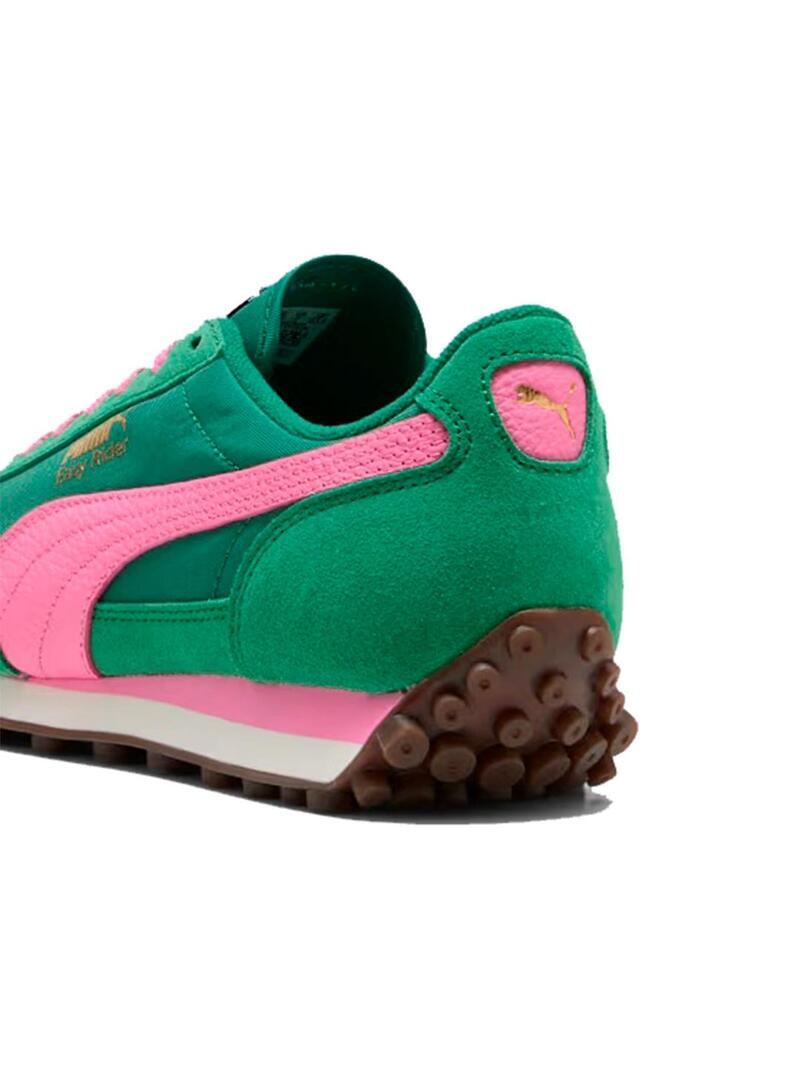 Baskets pour femme Puma Easy Rider vertes. 3/6