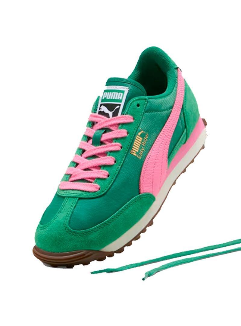 Baskets pour femme Puma Easy Rider vertes. 4/6
