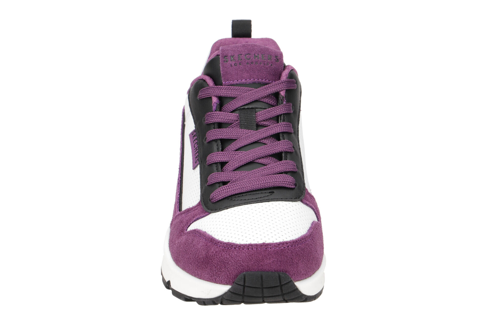 Skechers Uno Schuhe weiß lila Damen Sneakers 177105 4/7