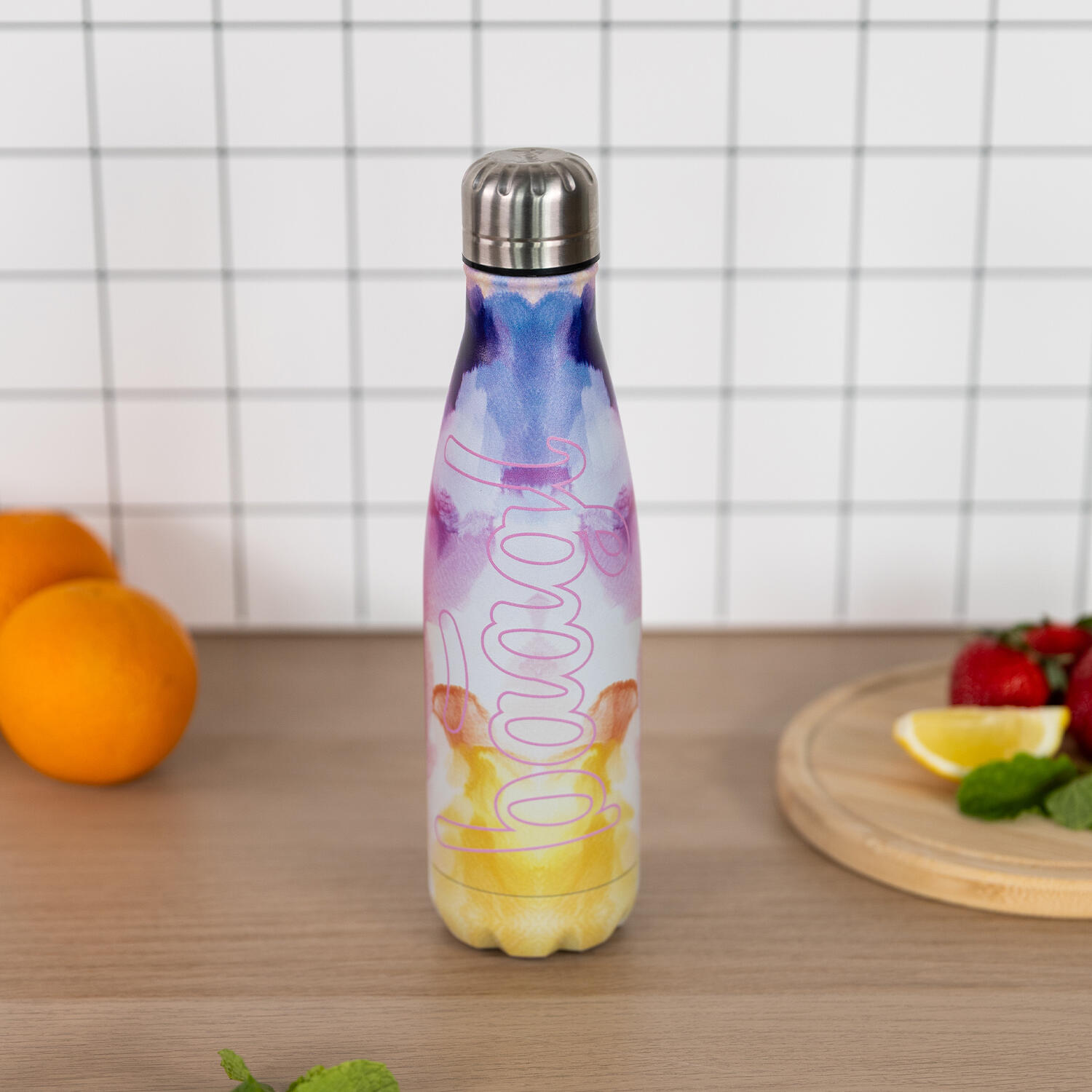 Thermoflasche mit Metalldeckel Painting, 500 ml 5/6