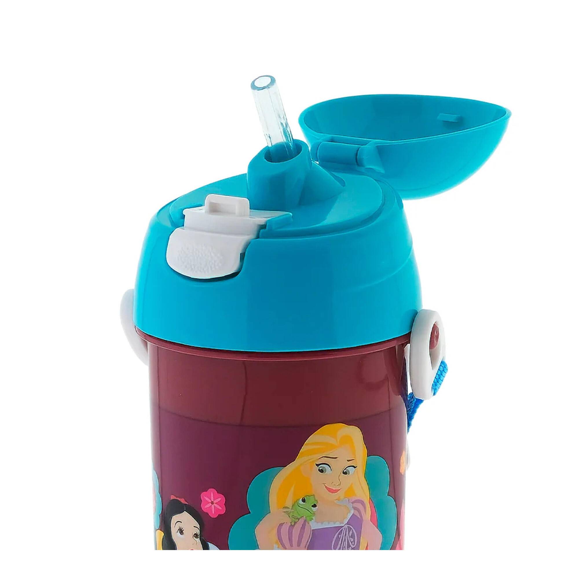 Garrafa infantil Disney Princesses de 500ml para caminhadas e caminhadas 3/3