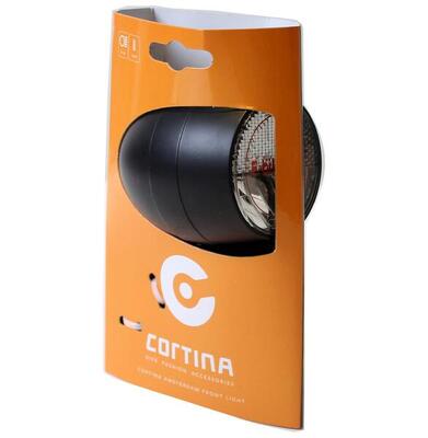 Cortina koplamp amsterdam e-bike 6-48v - zwart
