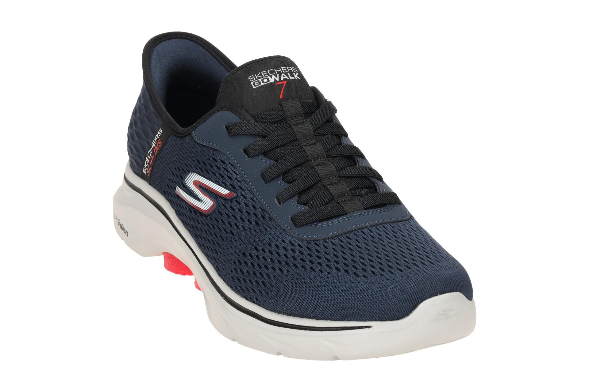 Skechers Go Walk 7 Schuhe Herren Sneakers blau Slip-Ins 216648 3/7