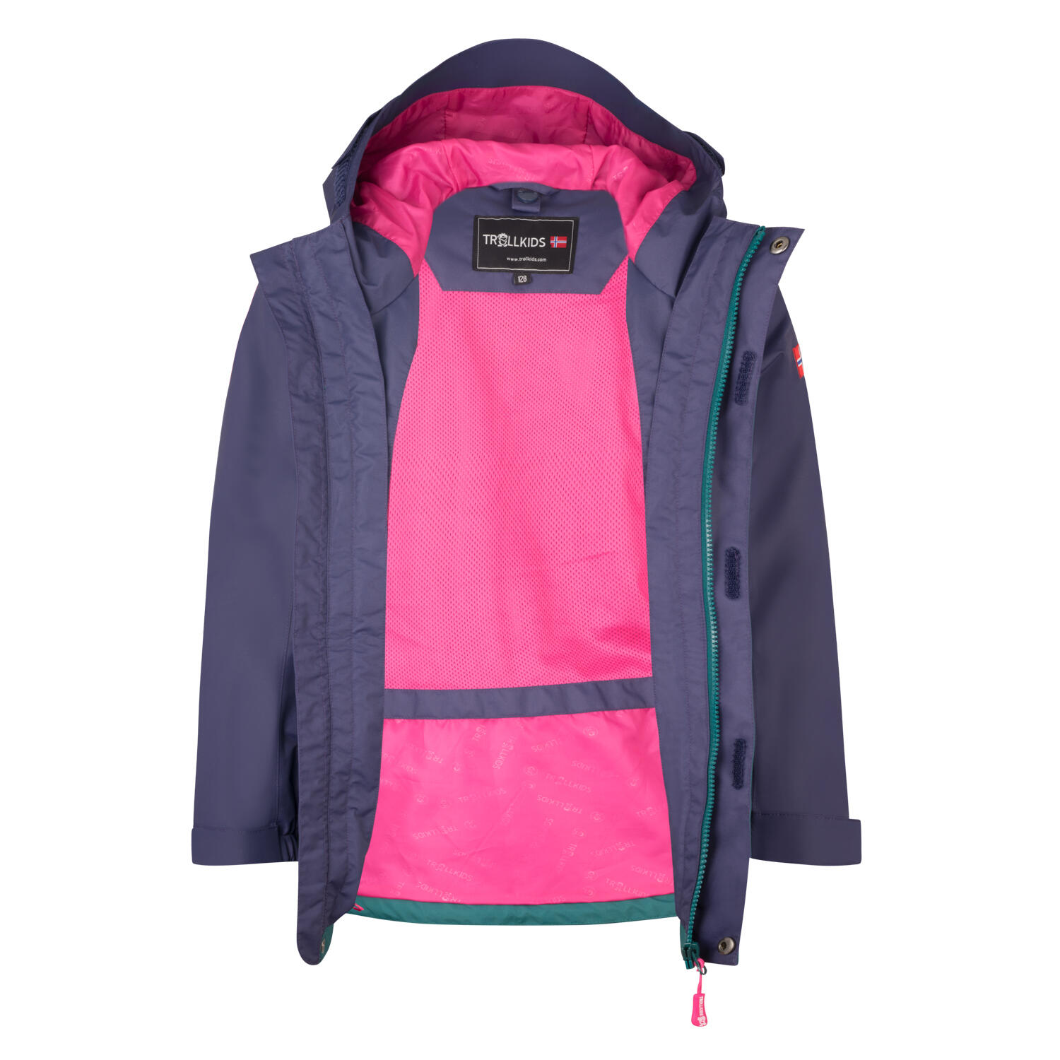 TROLLKIDS Girls Bryggen 3in1 Jacket 7/7