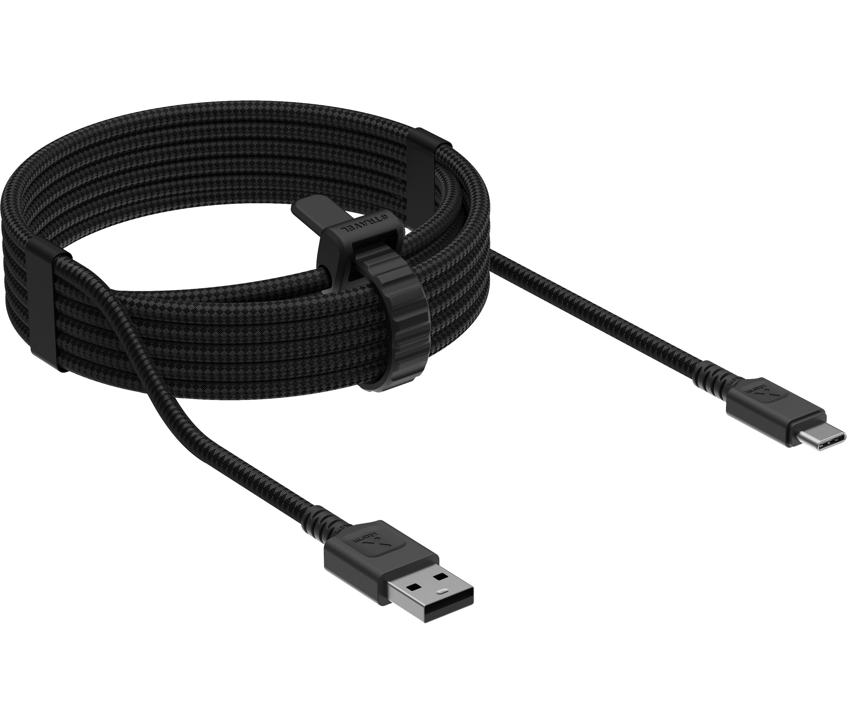 Xtorm Next Gen USB-C auf USB-A Kabel - Extra robust USB-A kabels - Schwarz 3/6