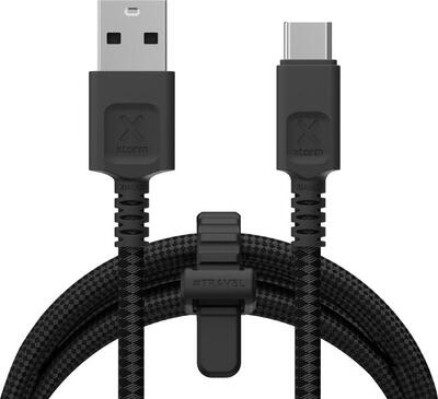 Xtorm next gen usb-a naar usb-c kabel - 3 meter - zwart