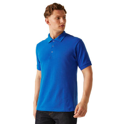 Professioneel heren klassiek 65/35 poloshirt met korte mouwen (marine)