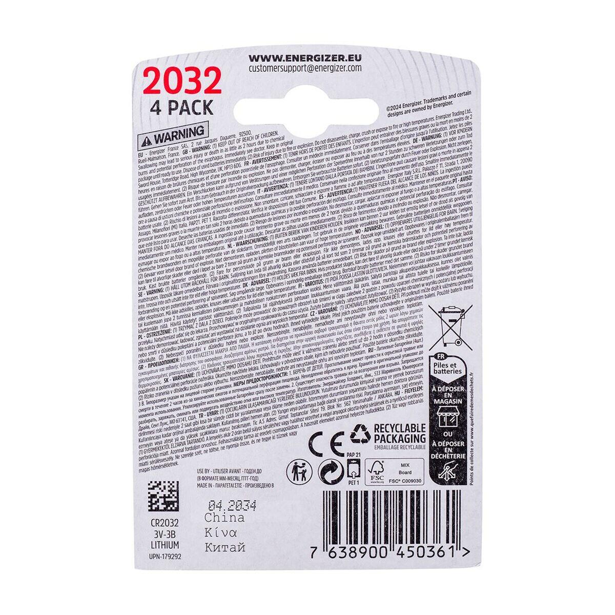 Lithium-Batterie Energizer 450362 4 Stück 2/3