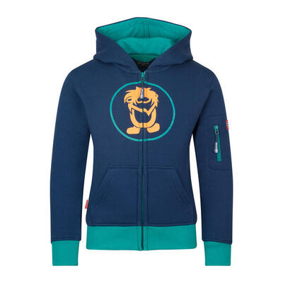 Hoodie Pullover mit Kapuze Sortland Kirschrot/Koralle