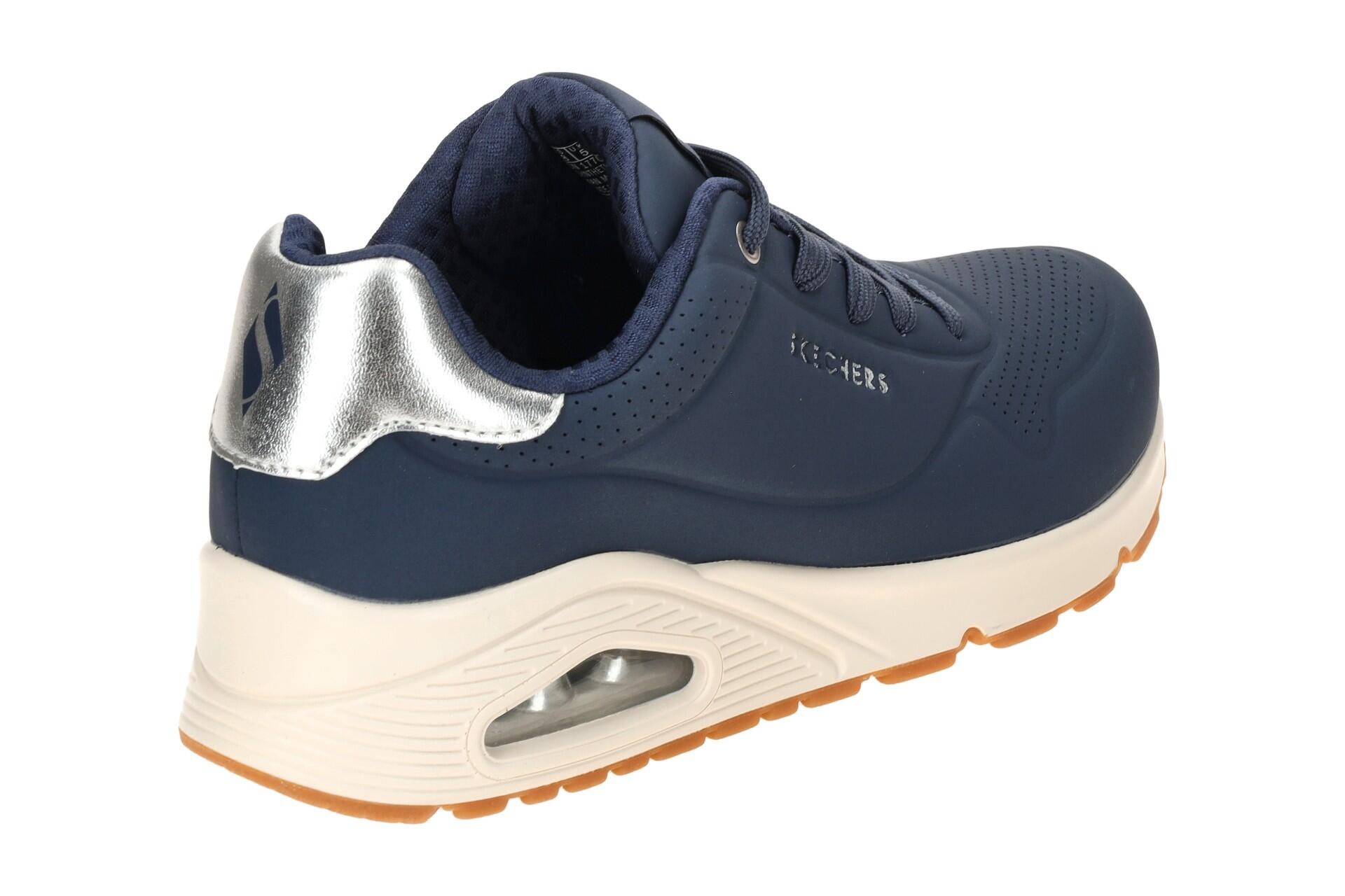 Skechers Uno Schuhe Sneakers blau marineblau 177094 4/7