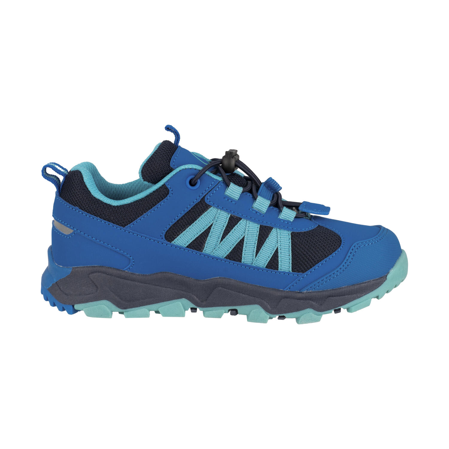 Chaussures de randonnée enfant Tronfjell basses bleu cobalt/turquoise/bleu foncé 2/4