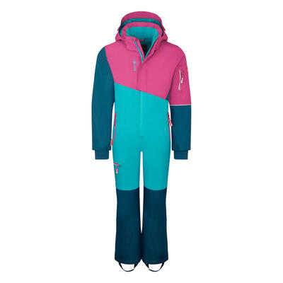 Kinder Schneeanzug Hallingdal Orange/Mittelblau