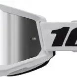 Goggle Strata 2 White - Mirror Silver Lens