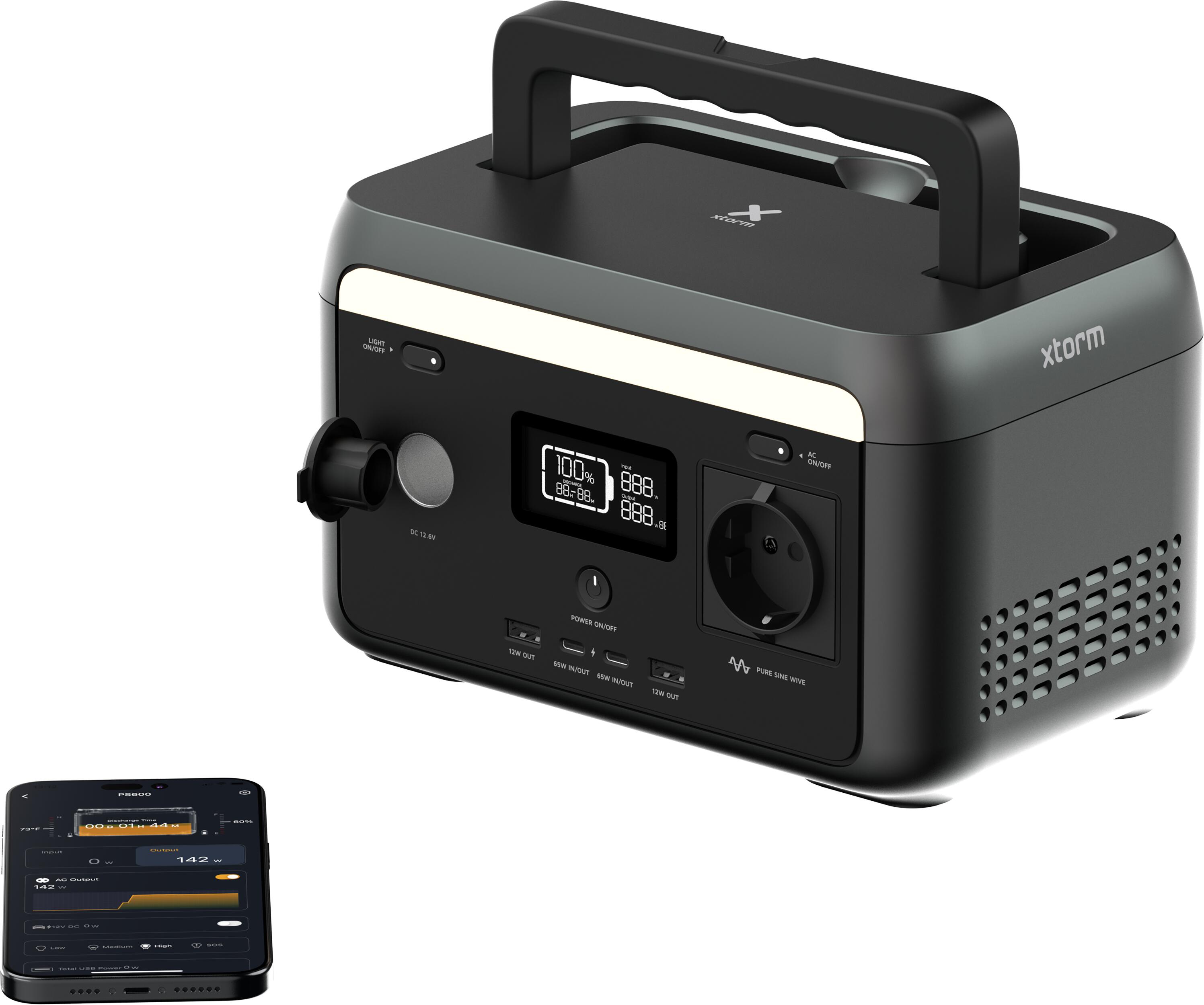 Xtorm Portable Powerstation 300W Draagbare Accu met 1x AC, 2x USB-C et 1x 12V Po 2/7